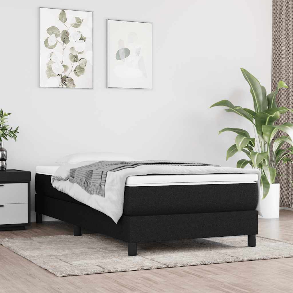Matelas à ressorts ensachés pour enfants noir 80x160 cm tissu - XIOS