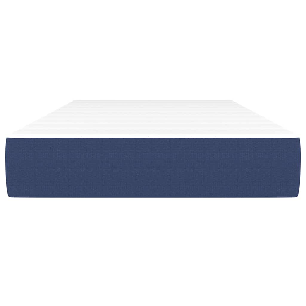 Matelas à ressorts ensachés pour enfants bleu 80x160 cm tissu - XIOS