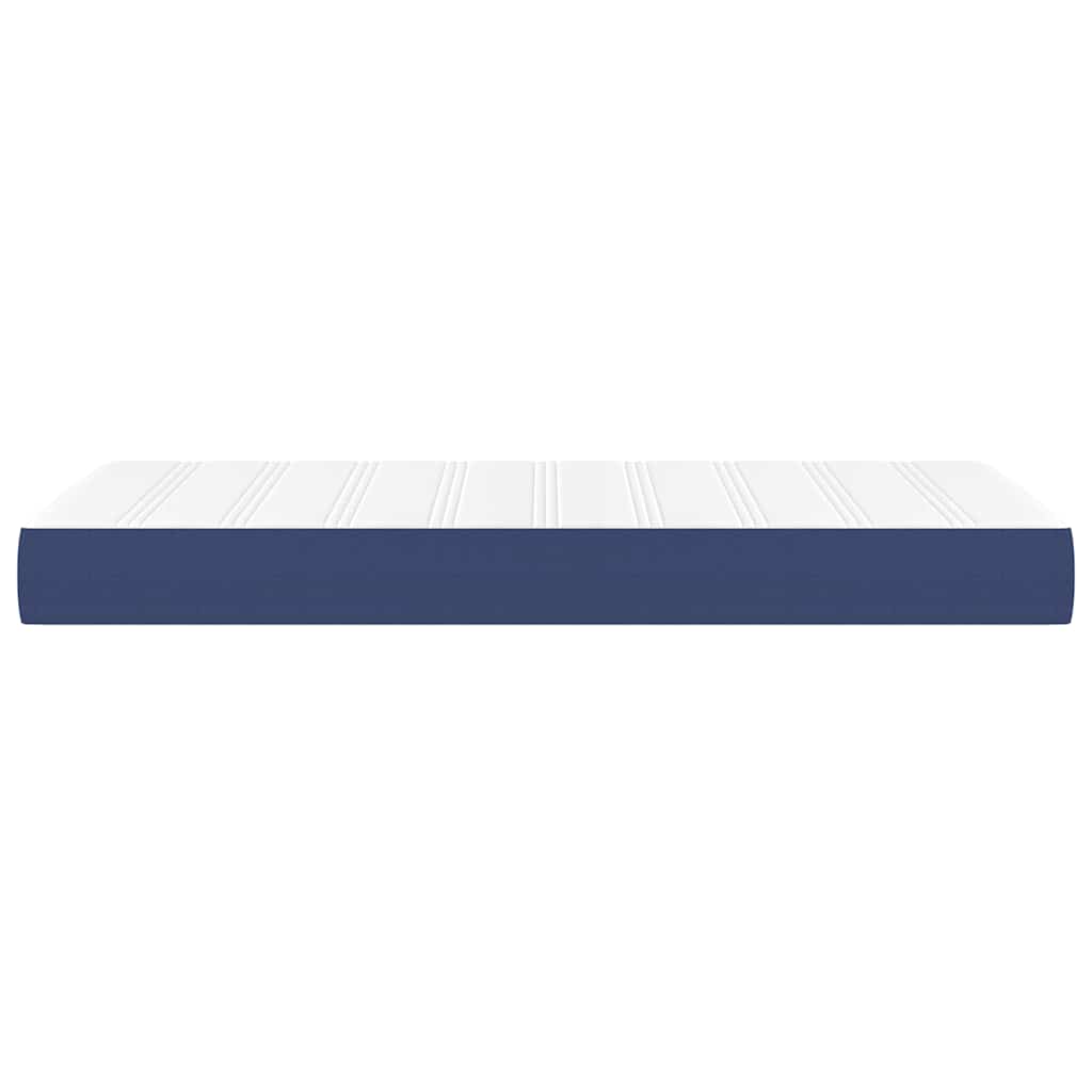 Matelas à ressorts ensachés pour enfants bleu 80x160 cm tissu - XIOS