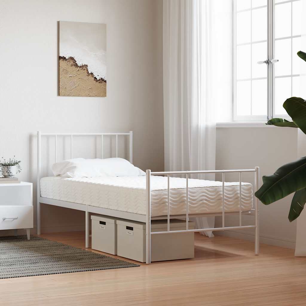 Matelas en mousse pour enfants blanc 80x160 cm dureté H2 H3 - XIOS