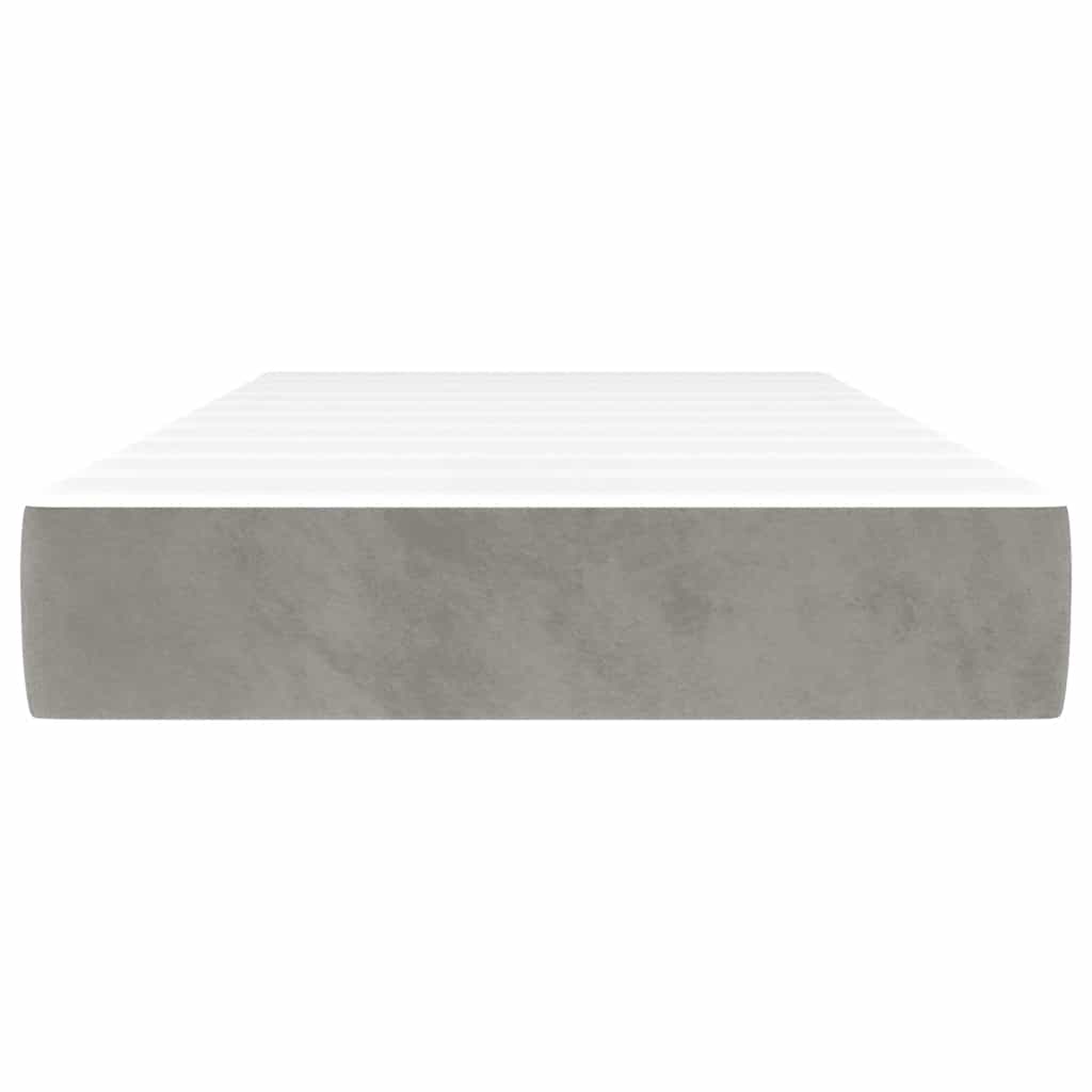 Matelas de lit à ressorts ensachés 80x210x20 cm velours - XIOS