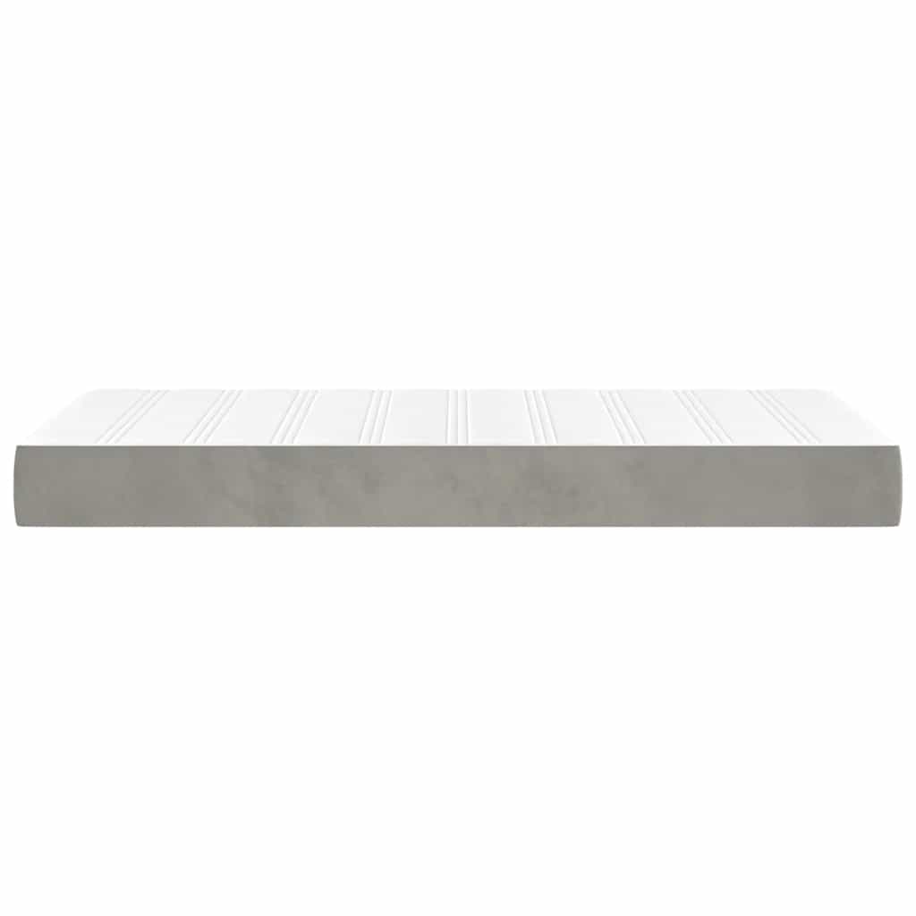 Matelas de lit à ressorts ensachés 100x210x20 cm velours - XIOS