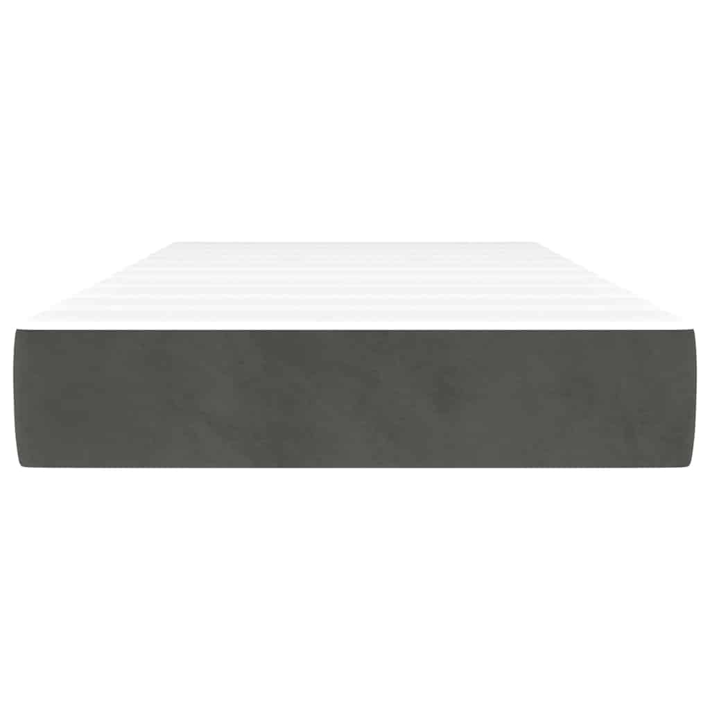 Matelas de lit à ressorts ensachés 100x210x20 cm velours - XIOS