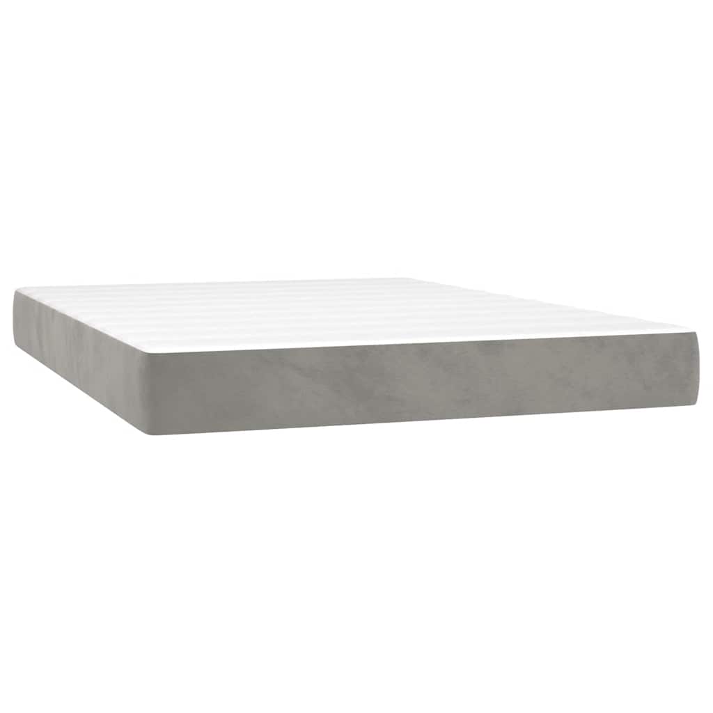 Matelas de lit à ressorts ensachés 120x210x20 cm velours - XIOS