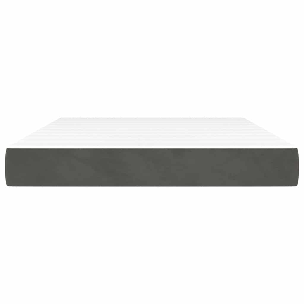 Matelas de lit à ressorts ensachés 120x210x20 cm velours - XIOS
