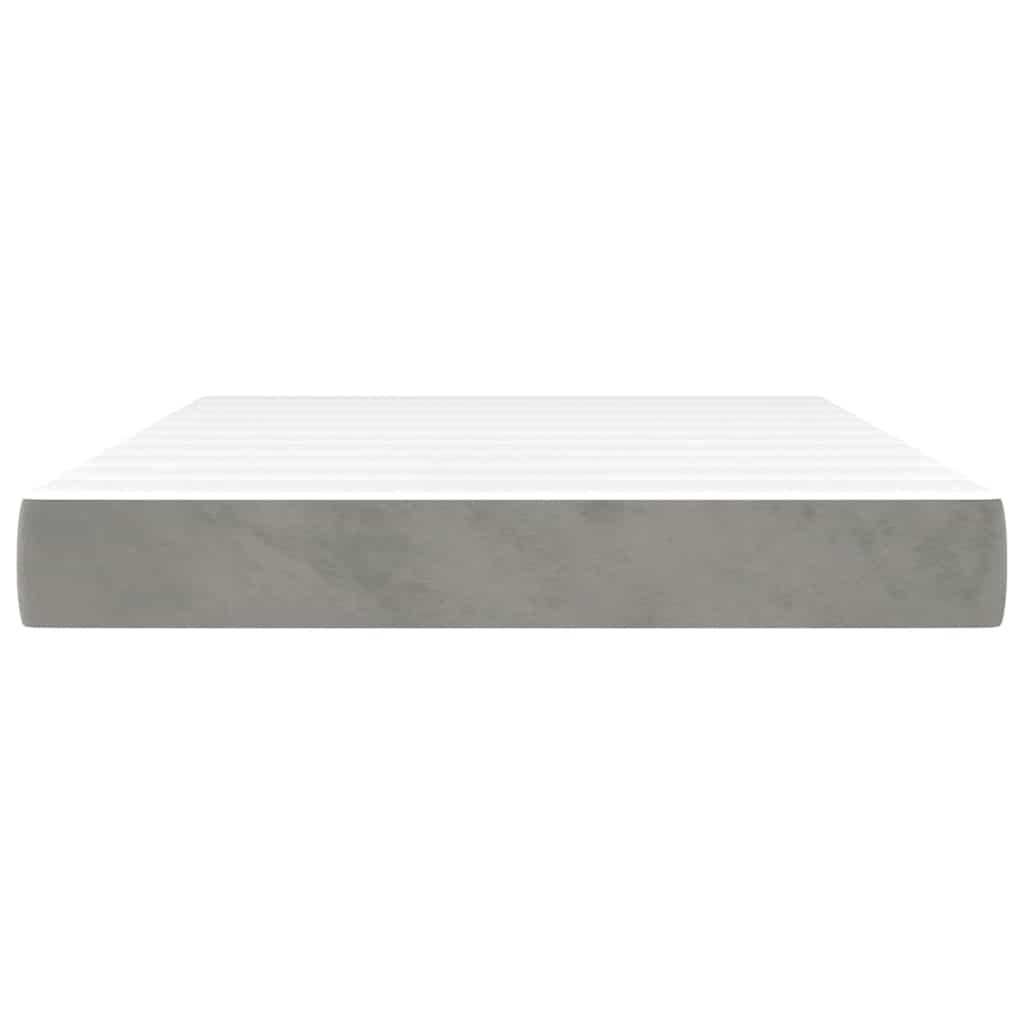 Matelas de lit à ressorts ensachés 140x210x20 cm velours - XIOS