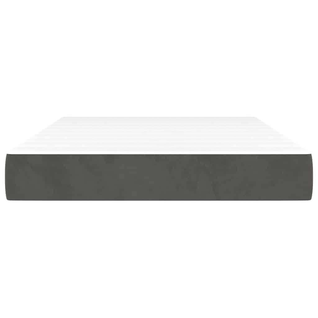 Matelas de lit à ressorts ensachés 140x210x20 cm velours - XIOS