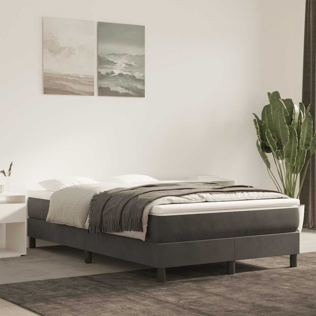 Matelas de lit à ressorts ensachés 140x210x20 cm velours - XIOS