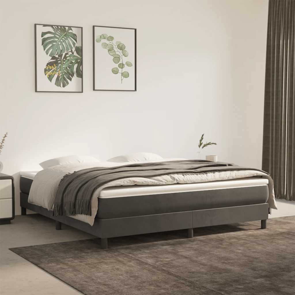 Matelas de lit à ressorts ensachés 160x210x20 cm velours - XIOS