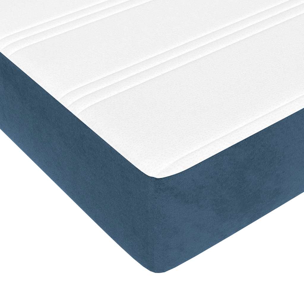 Matelas de lit à ressorts ensachés 160x210x20 cm velours - XIOS