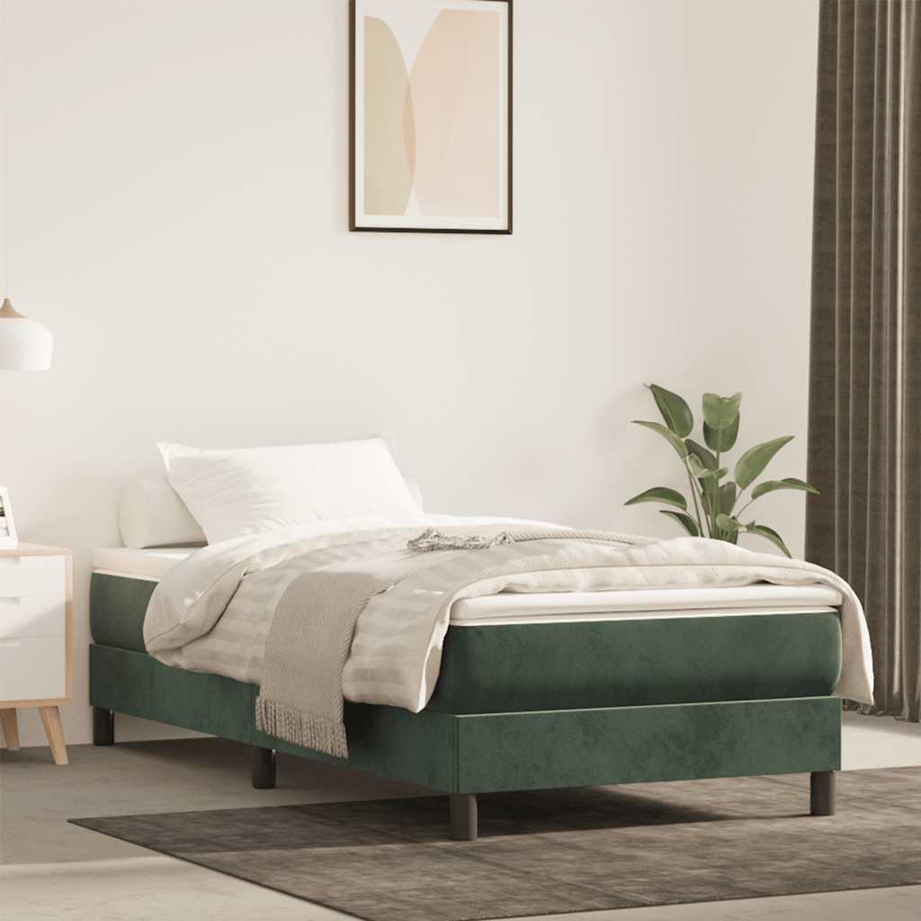 Matelas de lit à ressorts ensachés 80x220x20 cm velours - XIOS