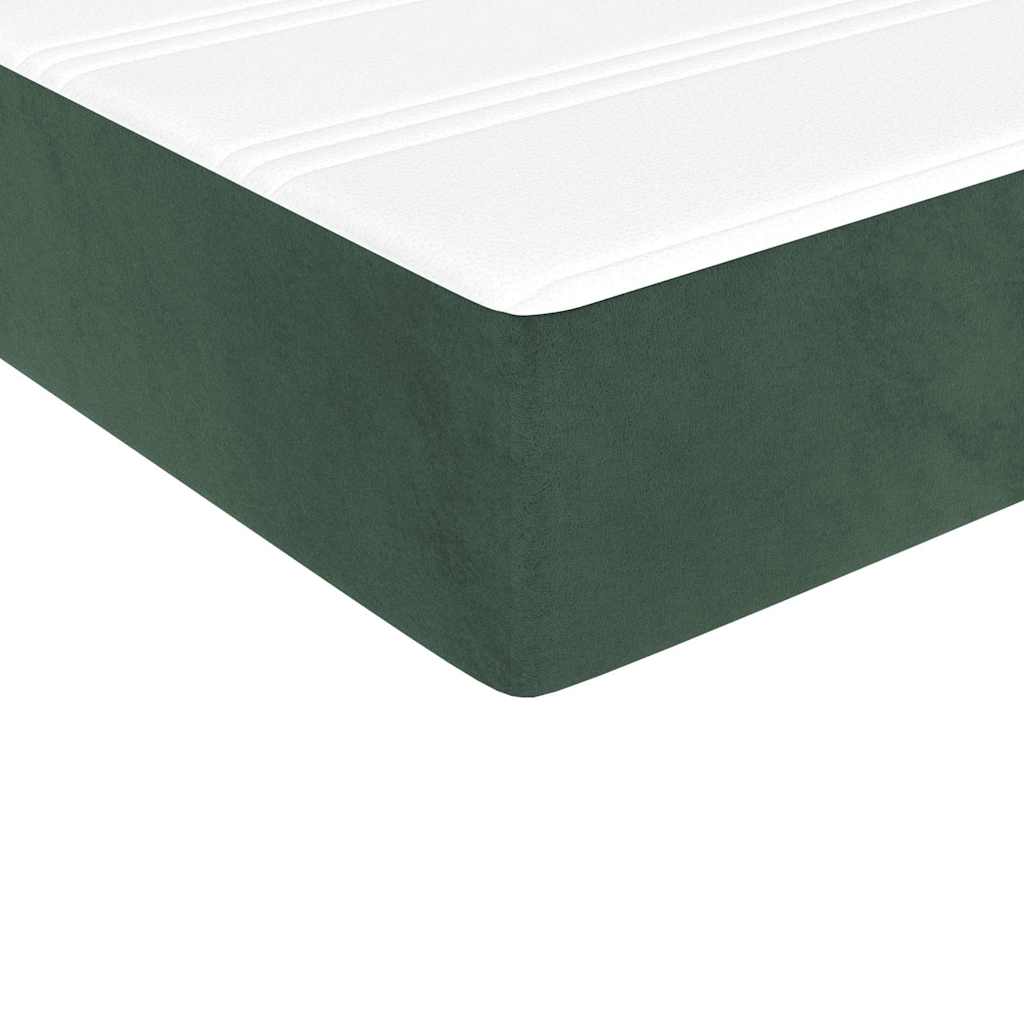 Matelas de lit à ressorts ensachés 90x220x20 cm velours - XIOS