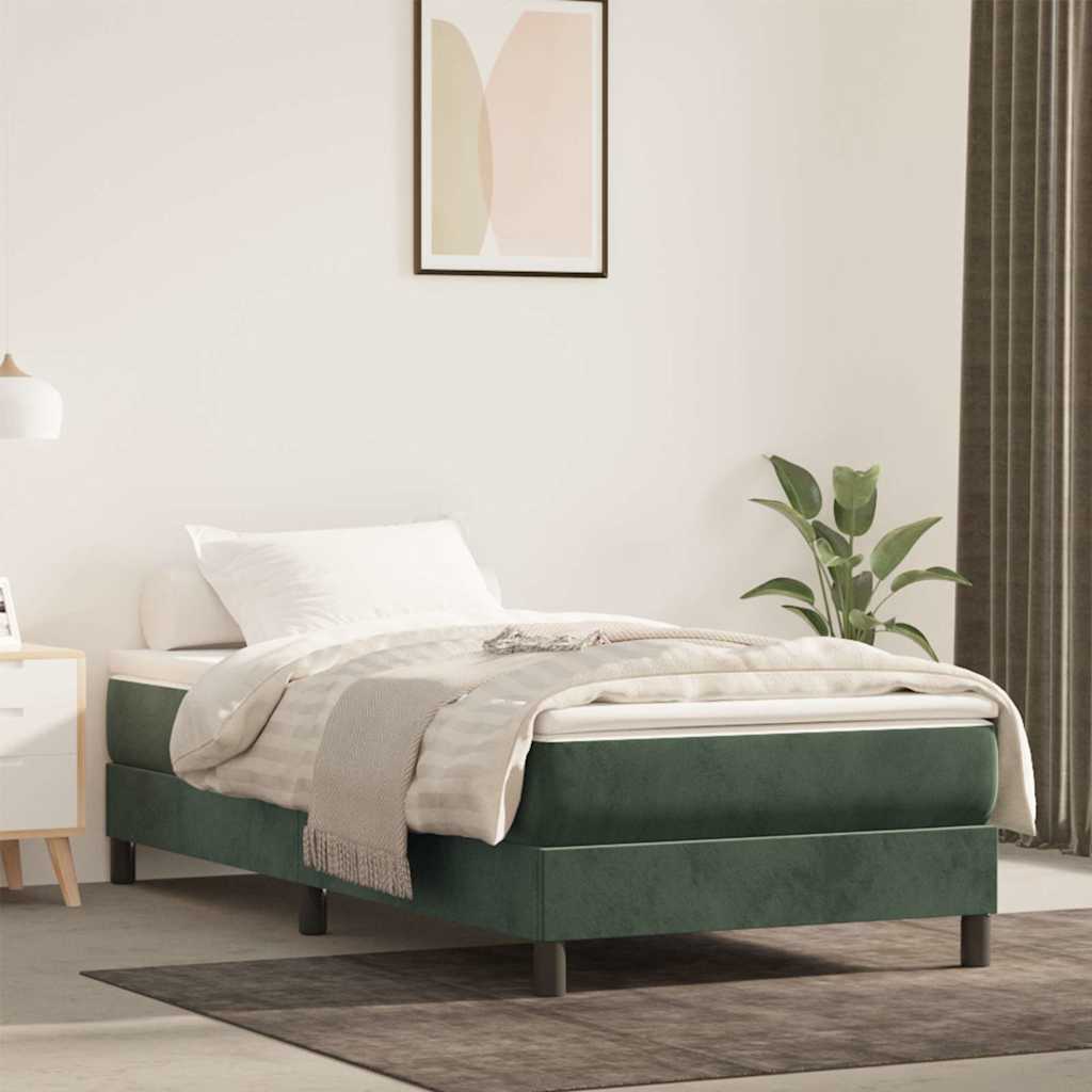 Matelas de lit à ressorts ensachés 90x220x20 cm velours - XIOS