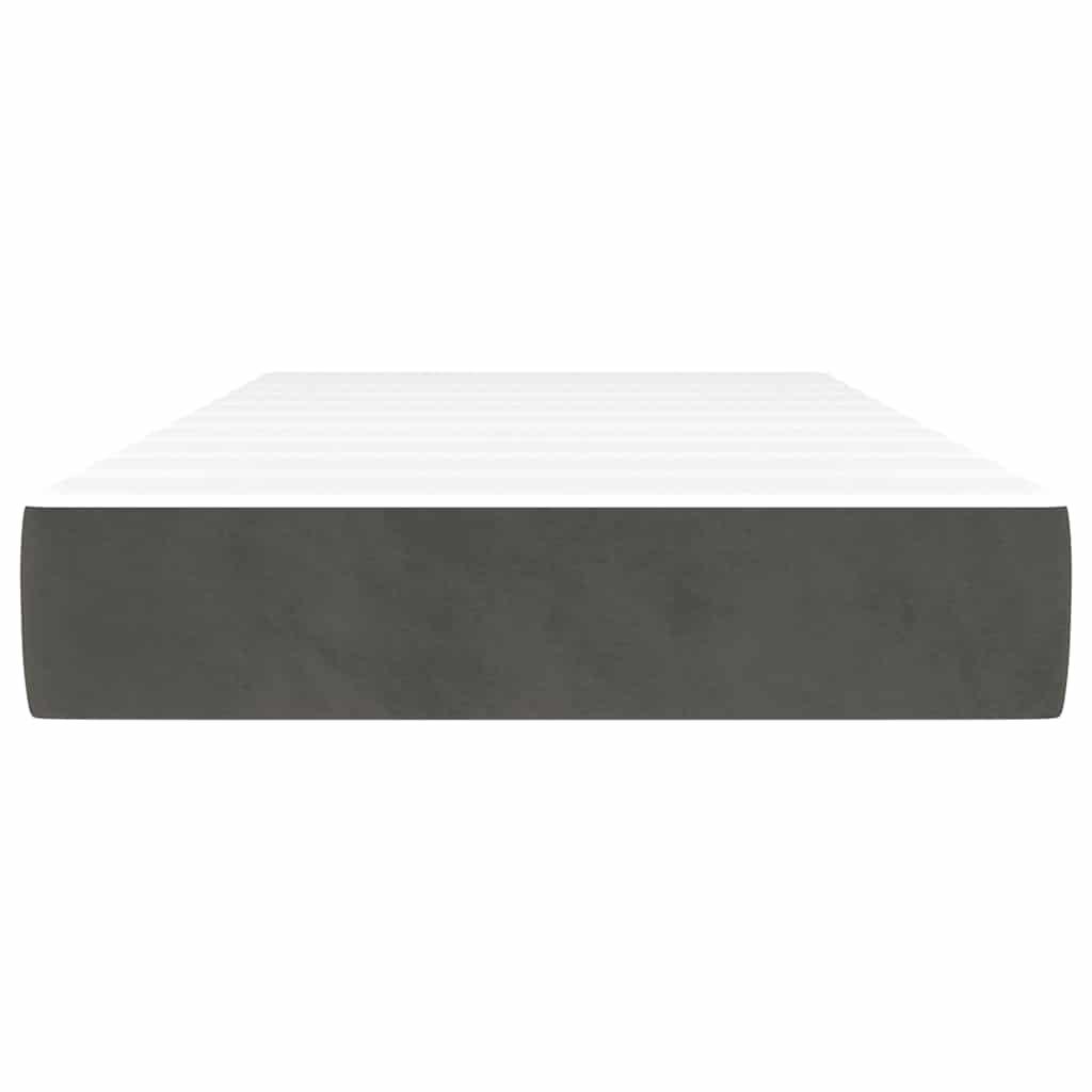 Matelas de lit à ressorts ensachés 100x220x20 cm velours - XIOS