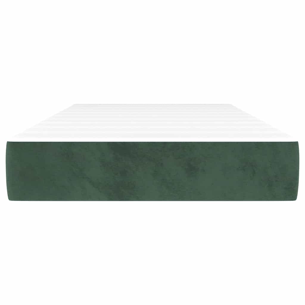Matelas de lit à ressorts ensachés 100x220x20 cm velours - XIOS