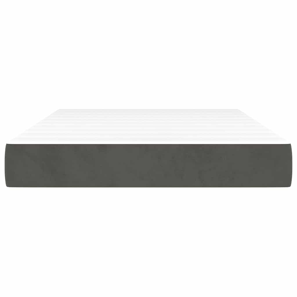 Matelas de lit à ressorts ensachés 120x220x20 cm velours - XIOS