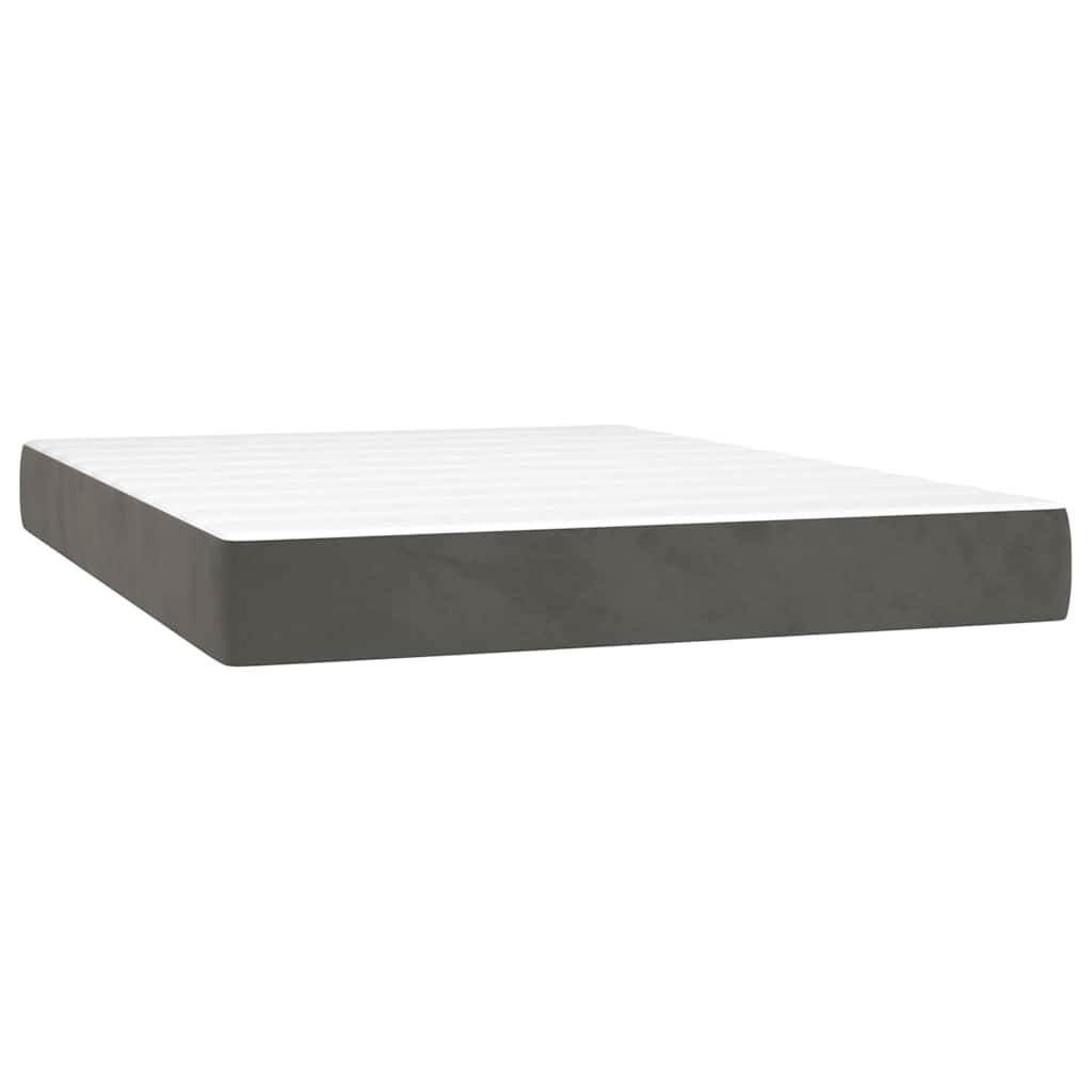 Matelas de lit à ressorts ensachés 140x220x20 cm velours - XIOS