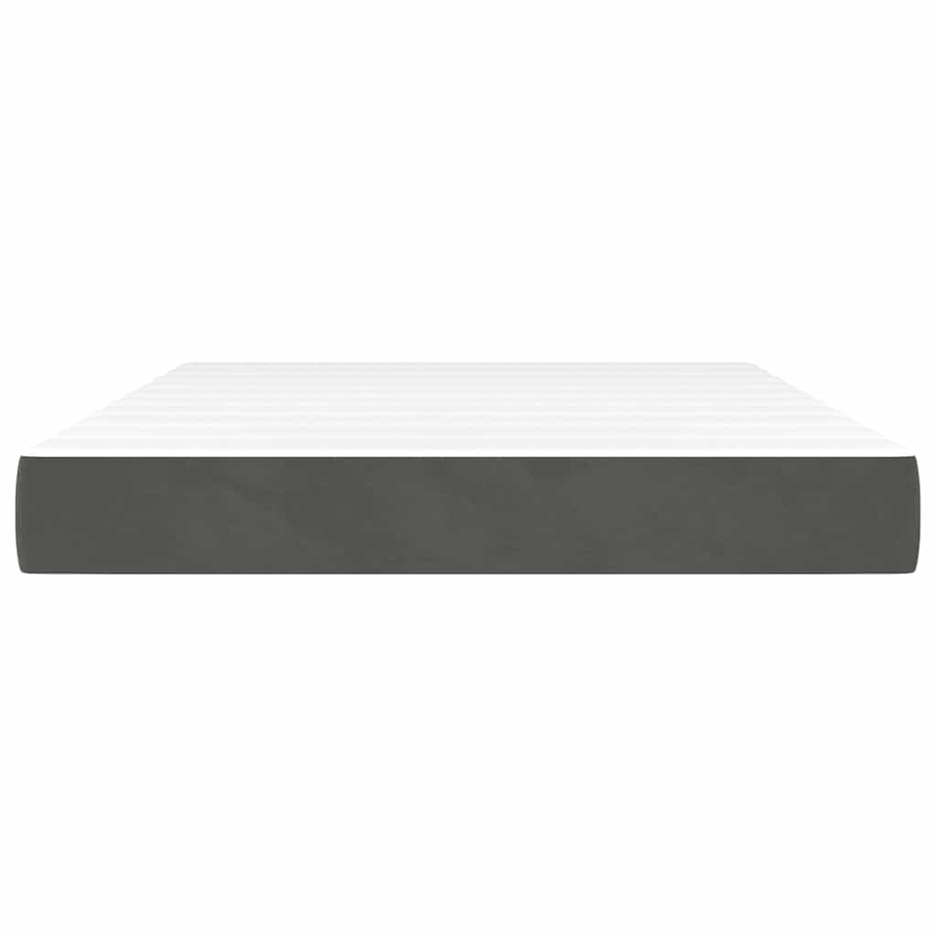 Matelas de lit à ressorts ensachés 140x220x20 cm velours - XIOS