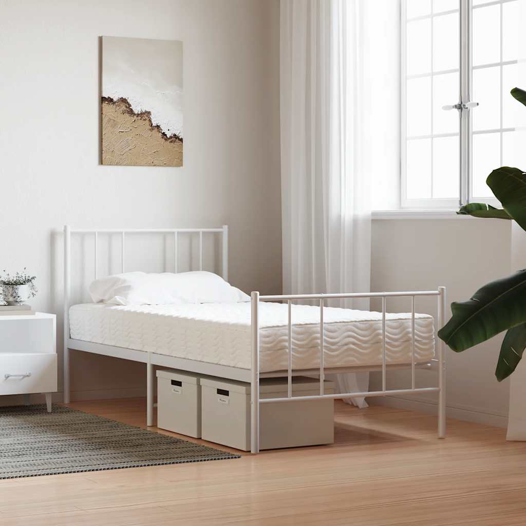 Matelas en mousse blanc 80x220 cm dureté H2 H3 - XIOS