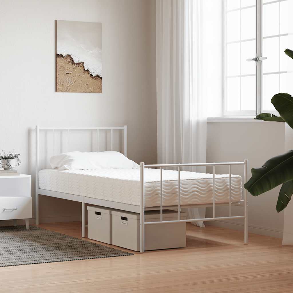 Matelas en mousse blanc 90x220 cm dureté H2 H3 - XIOS