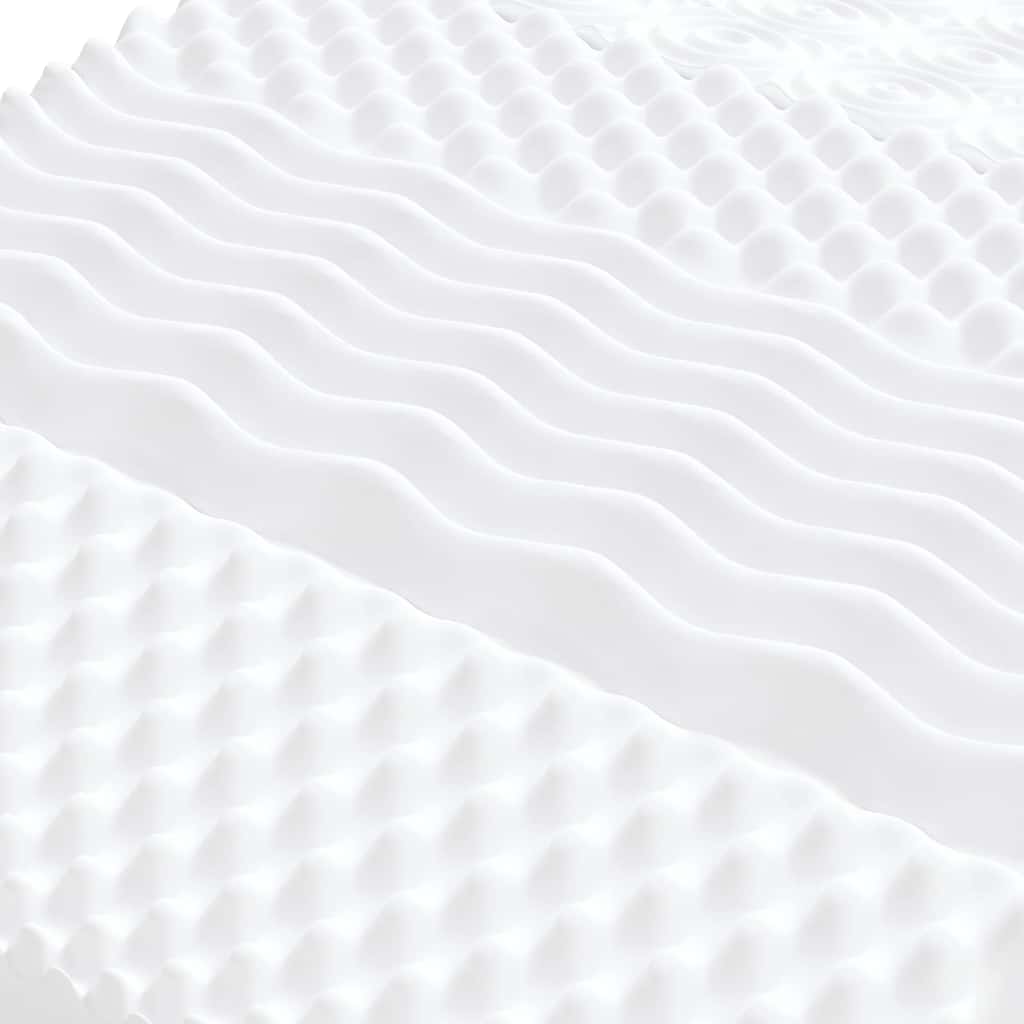Matelas en mousse blanc 160x220 cm 7 zones dureté 20 ILD - XIOS