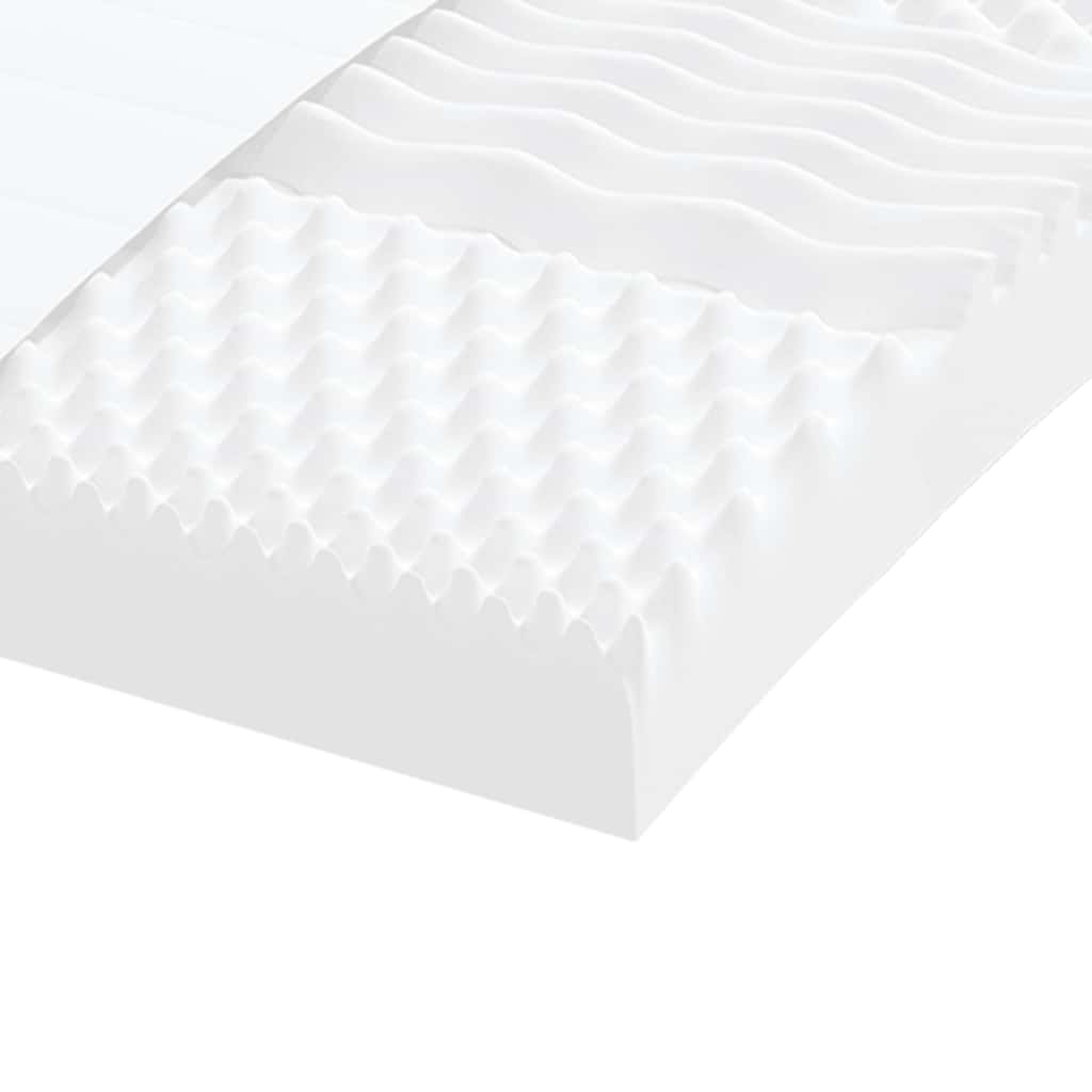 Matelas en mousse blanc 200x220 cm 7 zones dureté 20 ILD - XIOS
