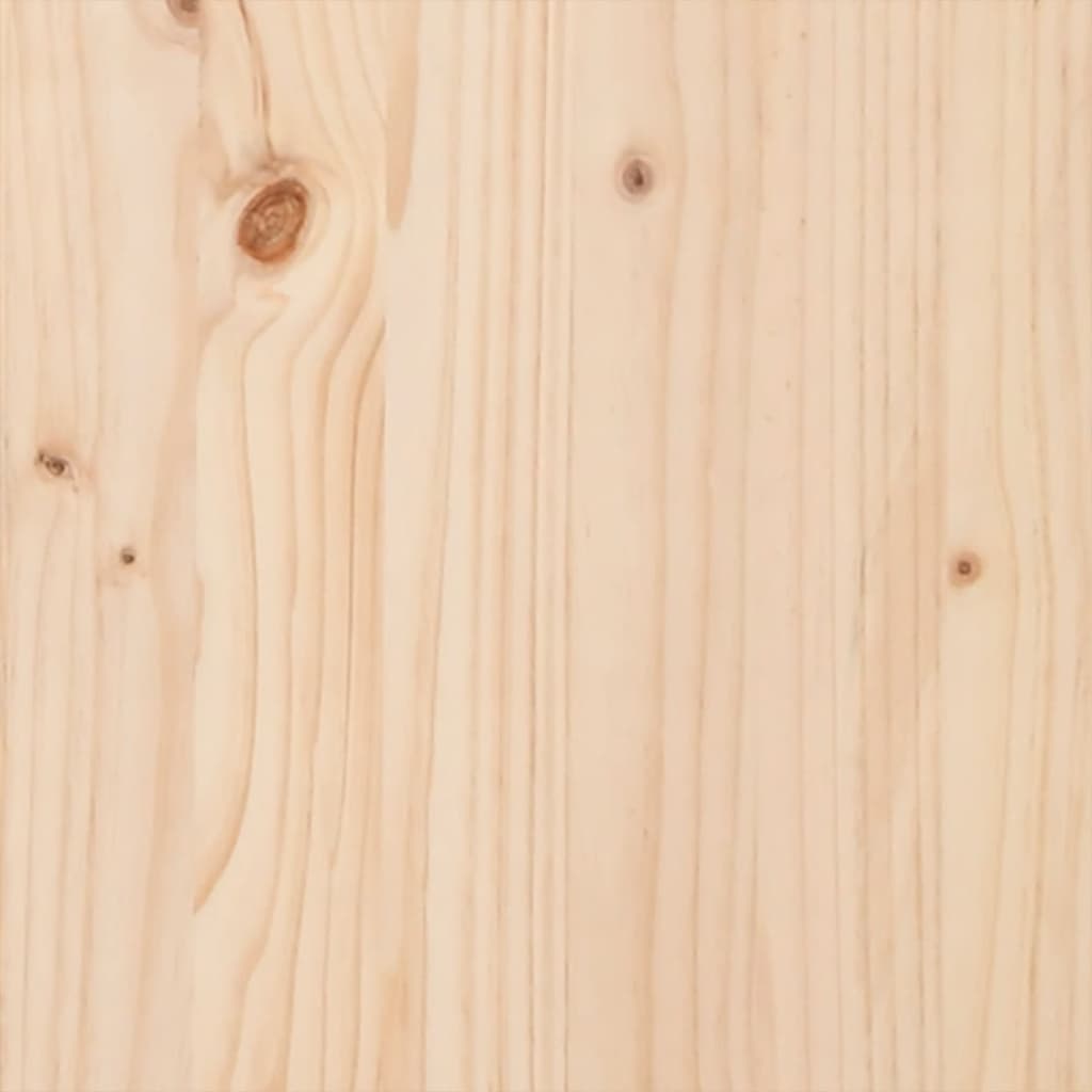 Cadre de lit sans matelas 140x200 cm bois massif de pin - XIOS