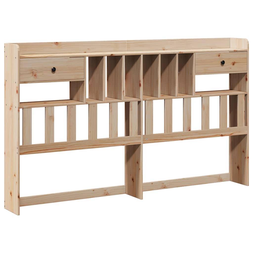 Tête de lit avec rangement 180 cm bois massif de pin - XIOS