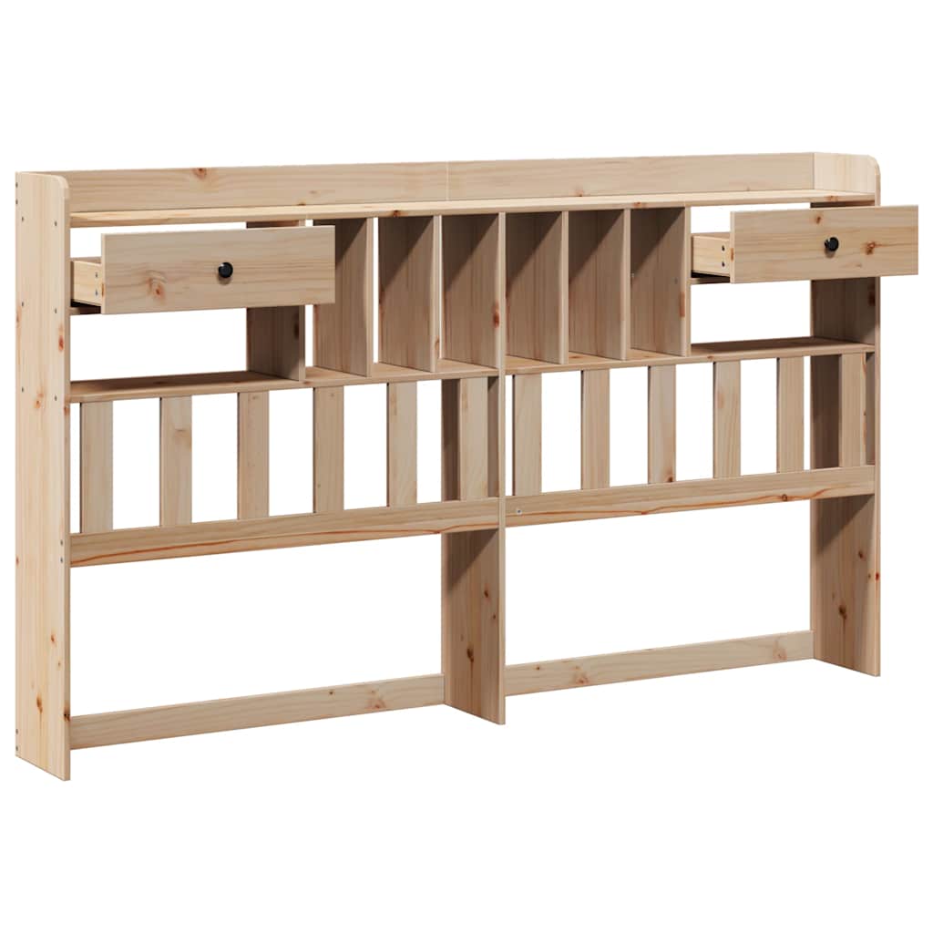 Tête de lit avec rangement 180 cm bois massif de pin - XIOS