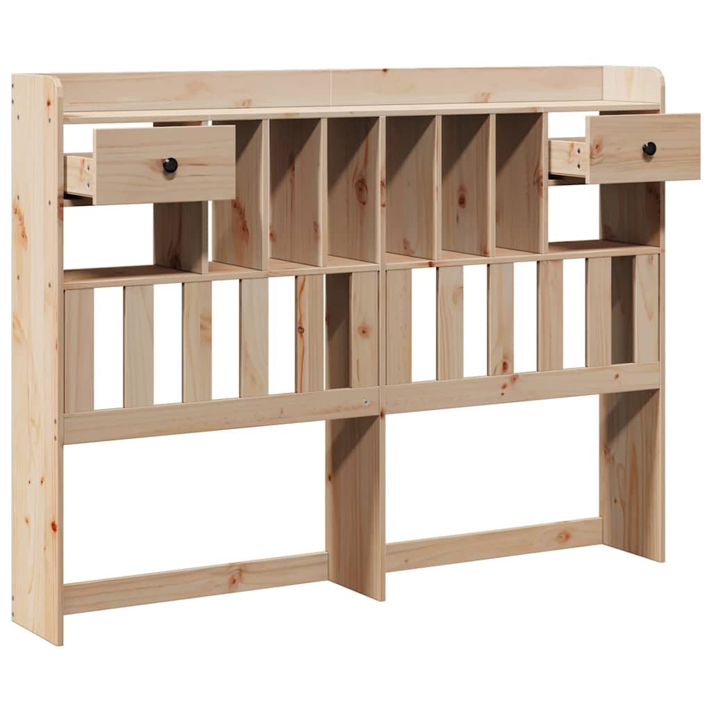 Tête de lit avec rangement 140 cm bois massif de pin - XIOS