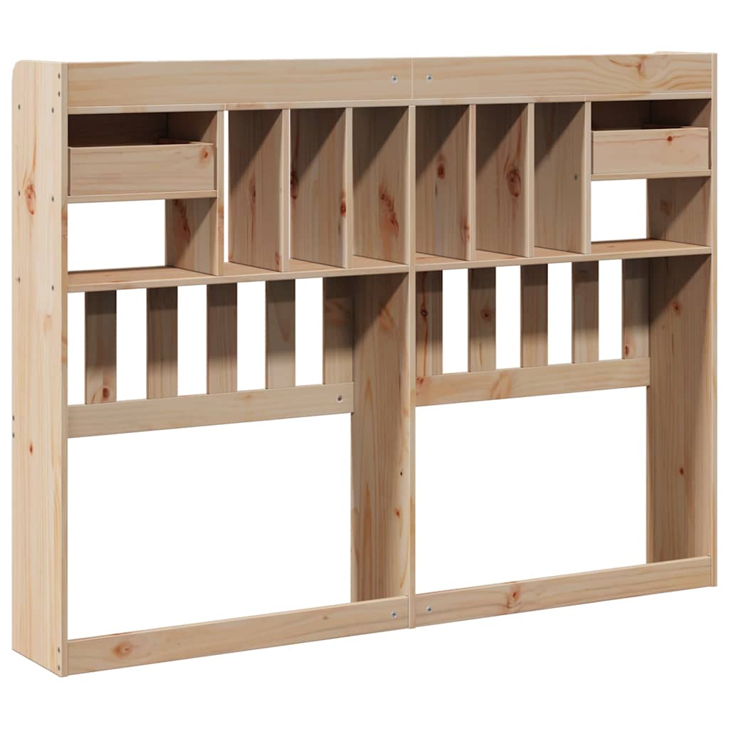 Tête de lit avec rangement 140 cm bois massif de pin - XIOS