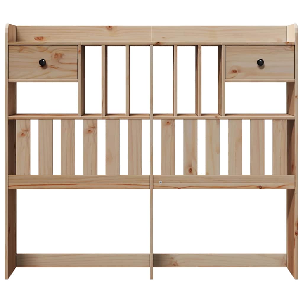 Tête de lit avec rangement 135 cm bois massif de pin - XIOS