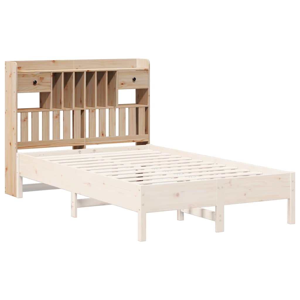 Tête de lit avec rangement 135 cm bois massif de pin - XIOS