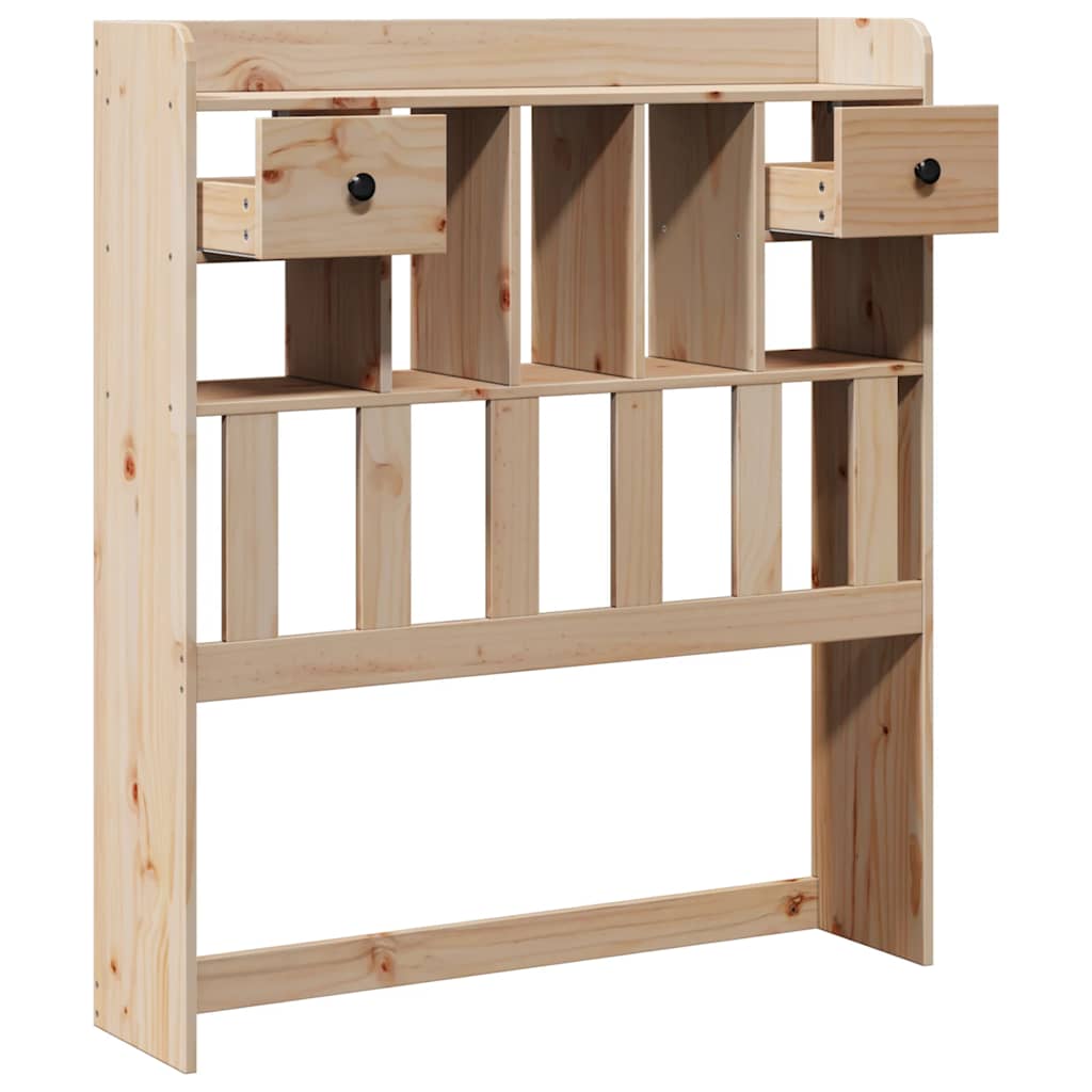 Tête de lit avec rangement 100 cm bois massif de pin - XIOS