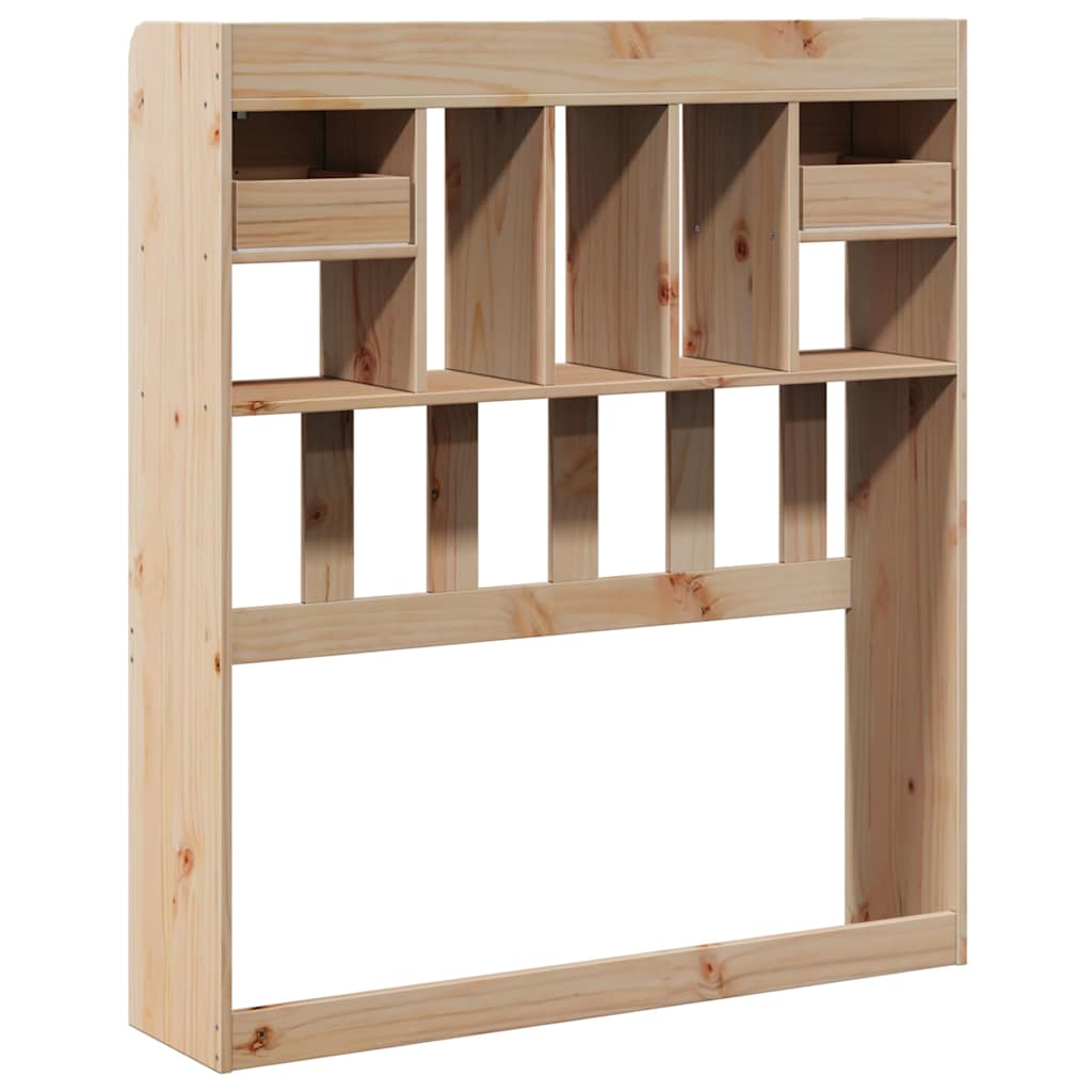 Tête de lit avec rangement 100 cm bois massif de pin - XIOS