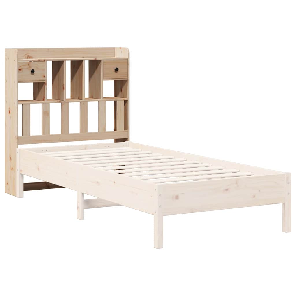 Tête de lit avec rangement 100 cm bois massif de pin - XIOS