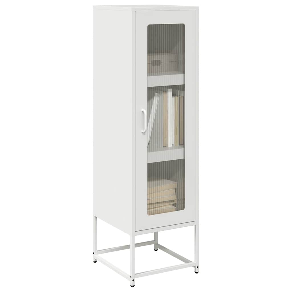 Buffet haut blanc 36x39x123 cm acier laminé à froid - XIOS