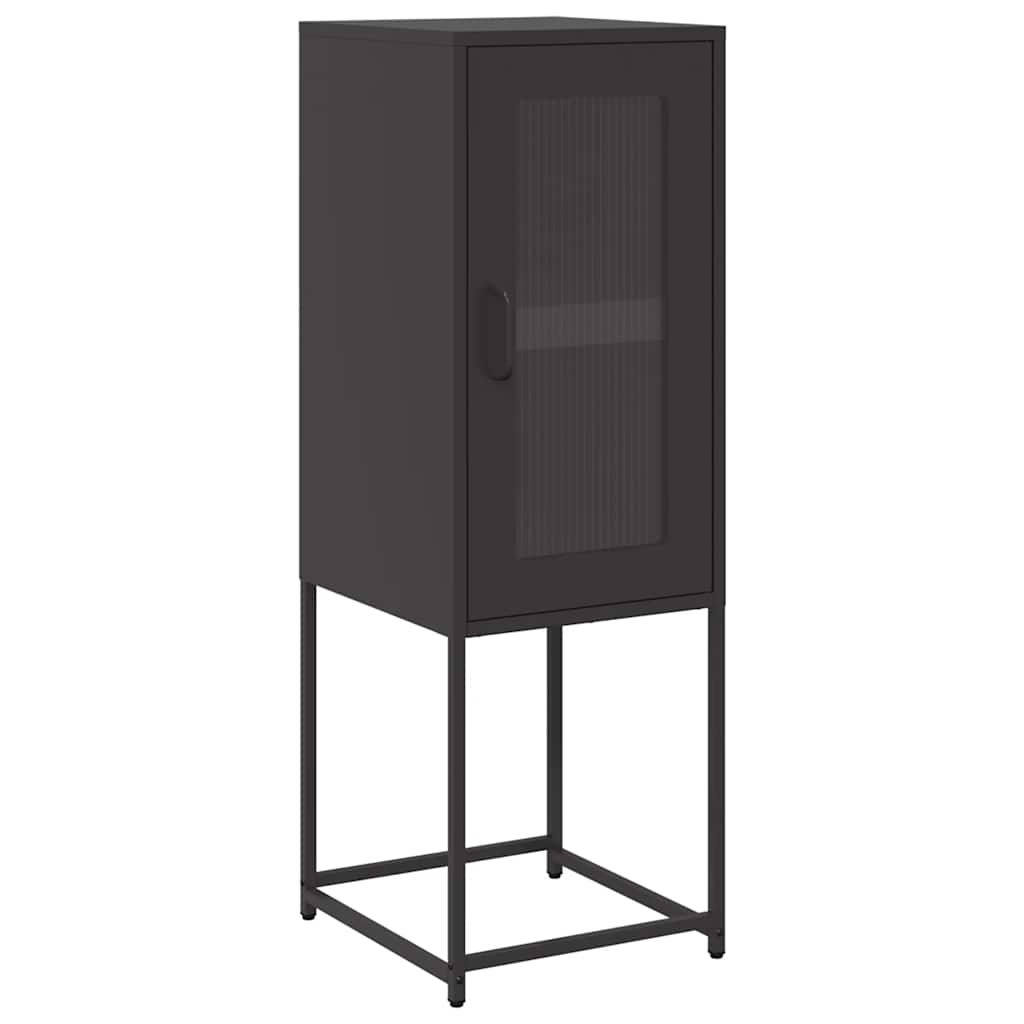 Buffet noir 36x39x107 cm acier laminé à froid - XIOS
