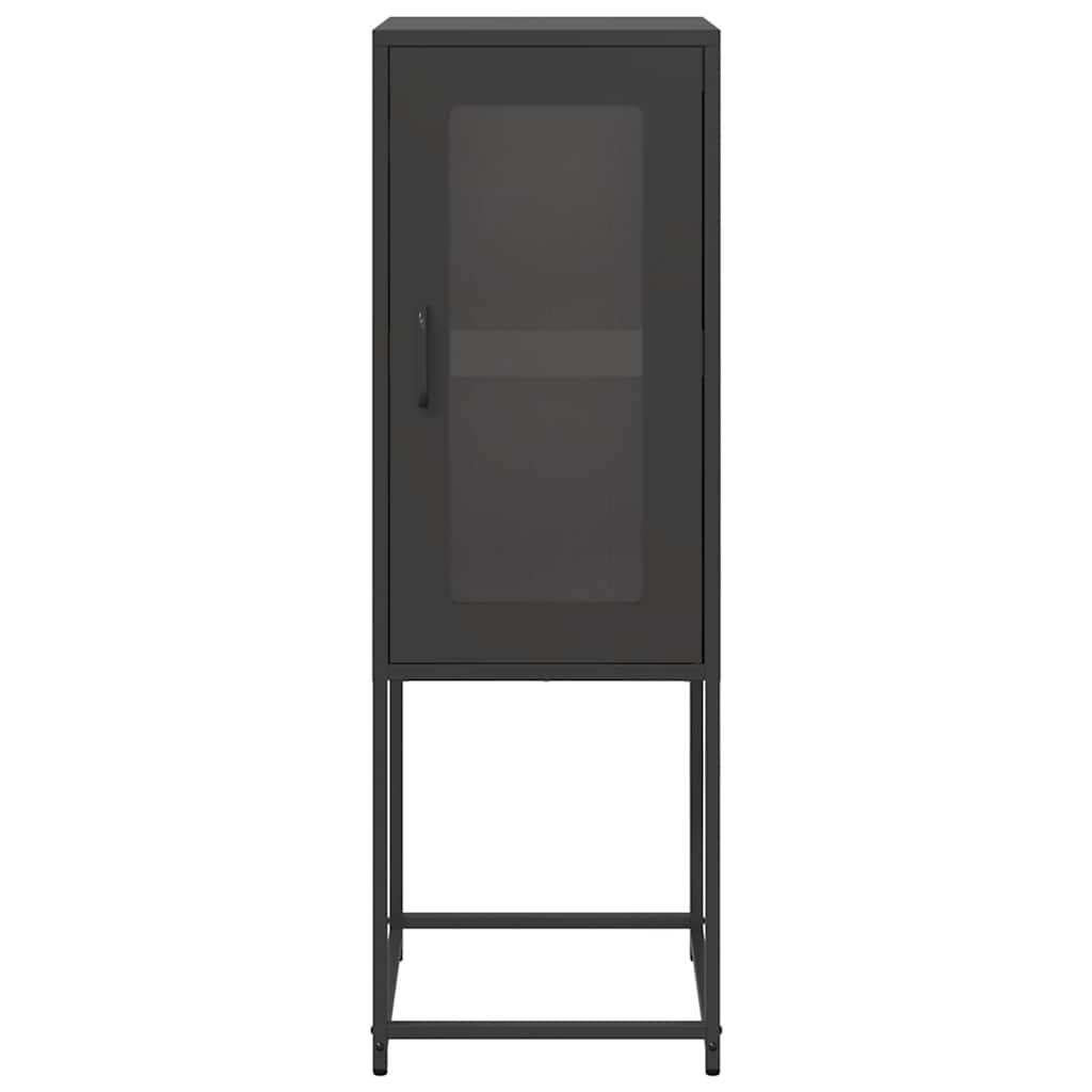 Buffet noir 36x39x107 cm acier laminé à froid - XIOS