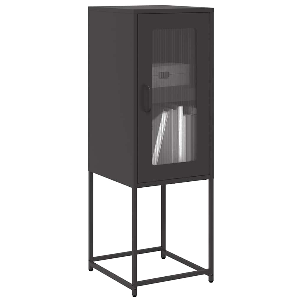Buffet noir 36x39x107 cm acier laminé à froid - XIOS