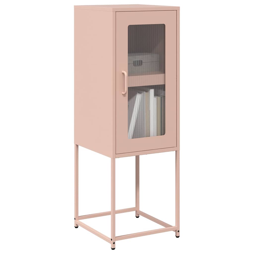 Buffet rose 36x39x107 cm acier laminé à froid - XIOS