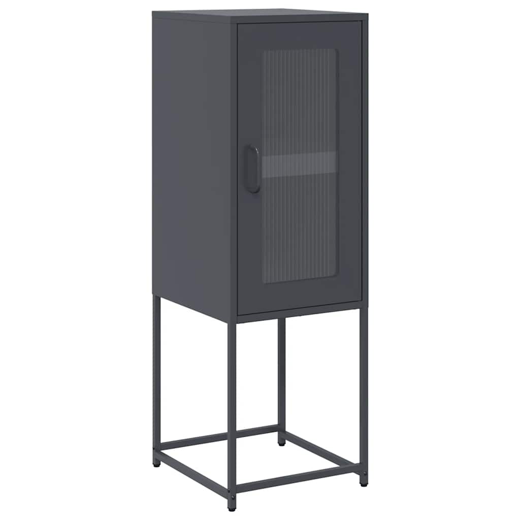 Buffet anthracite 36x39x107 cm acier laminé à froid - XIOS