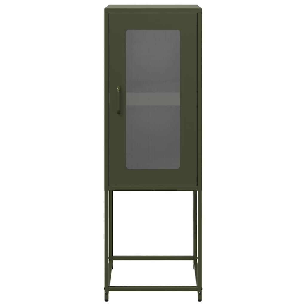 Buffet vert olive 36x39x107 cm acier laminé à froid - XIOS