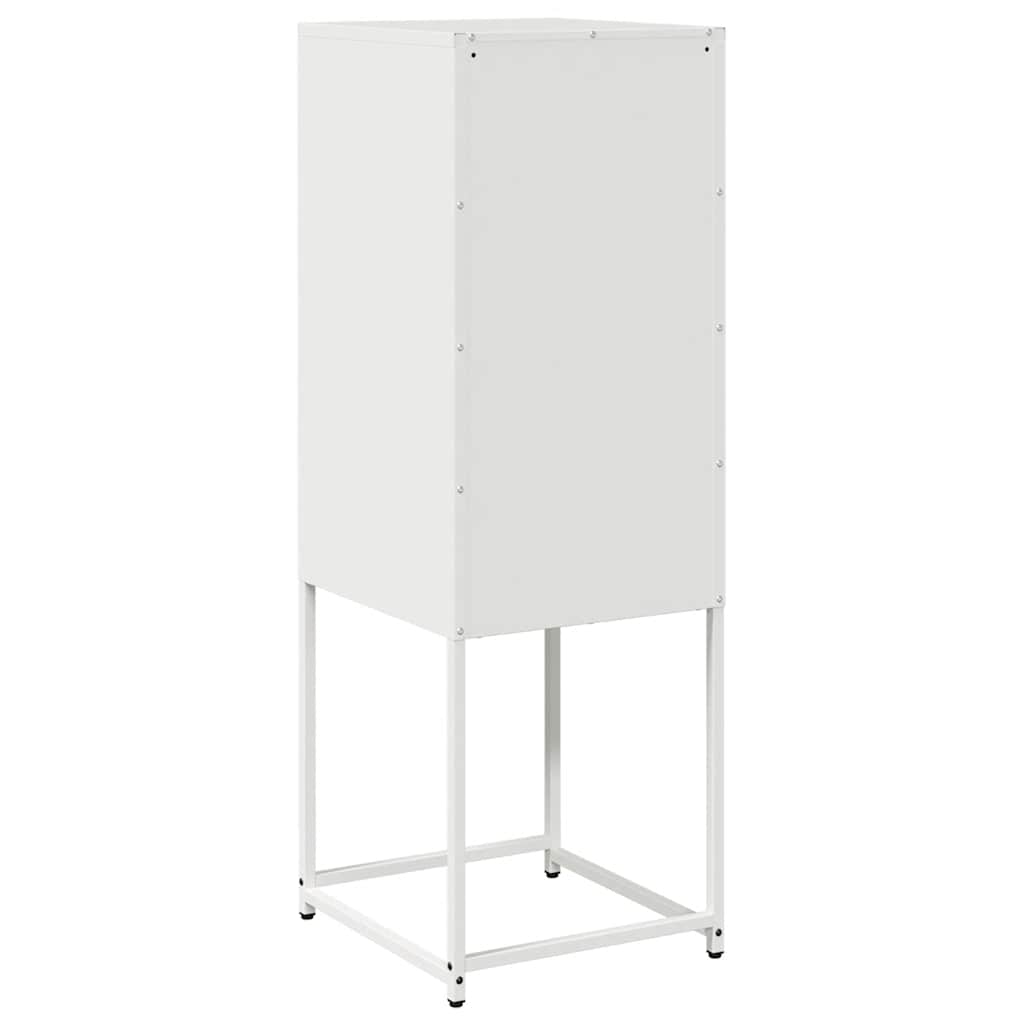 Buffet blanc 36x39x107 cm acier laminé à froid - XIOS