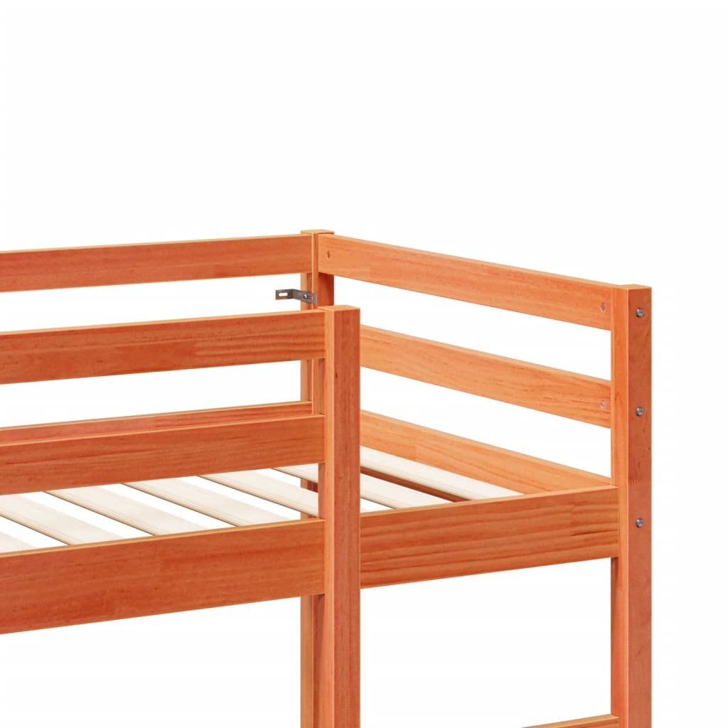 Cadre de lit superposé sans matelas 80x200cm bois de pin massif - XIOS