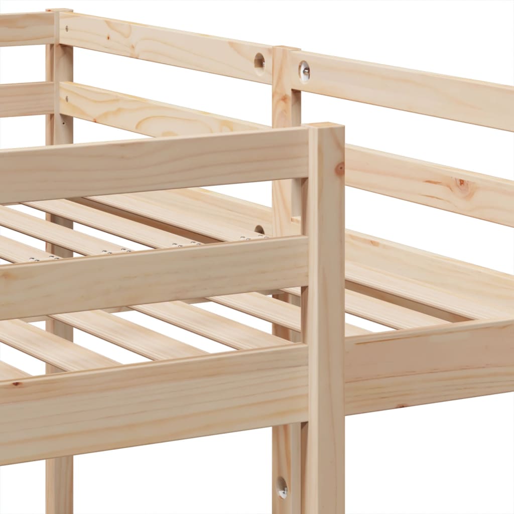 Lit superposé triple 160x200/80x160 cm bois de pin massif - XIOS
