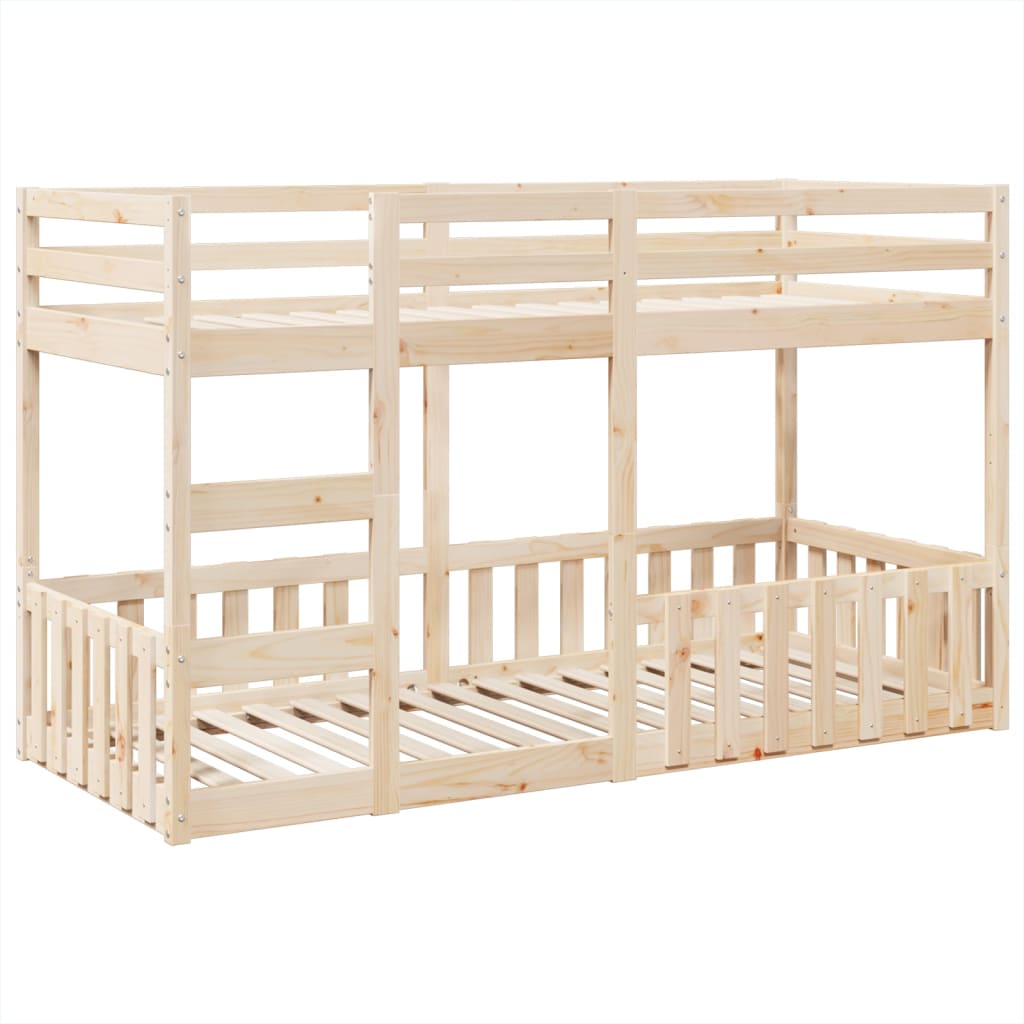 Lit superposé 90x200 cm Bois de pin massif - XIOS