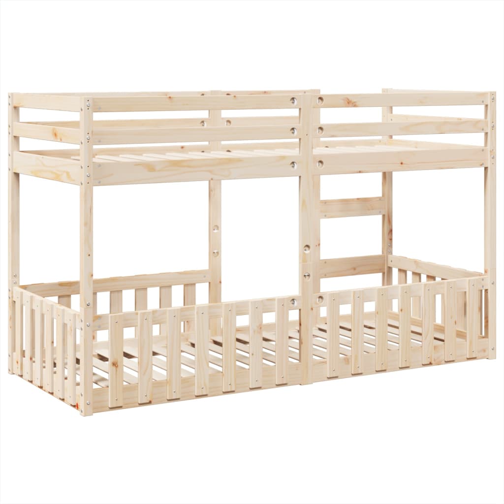 Lit superposé 90x200 cm Bois de pin massif - XIOS