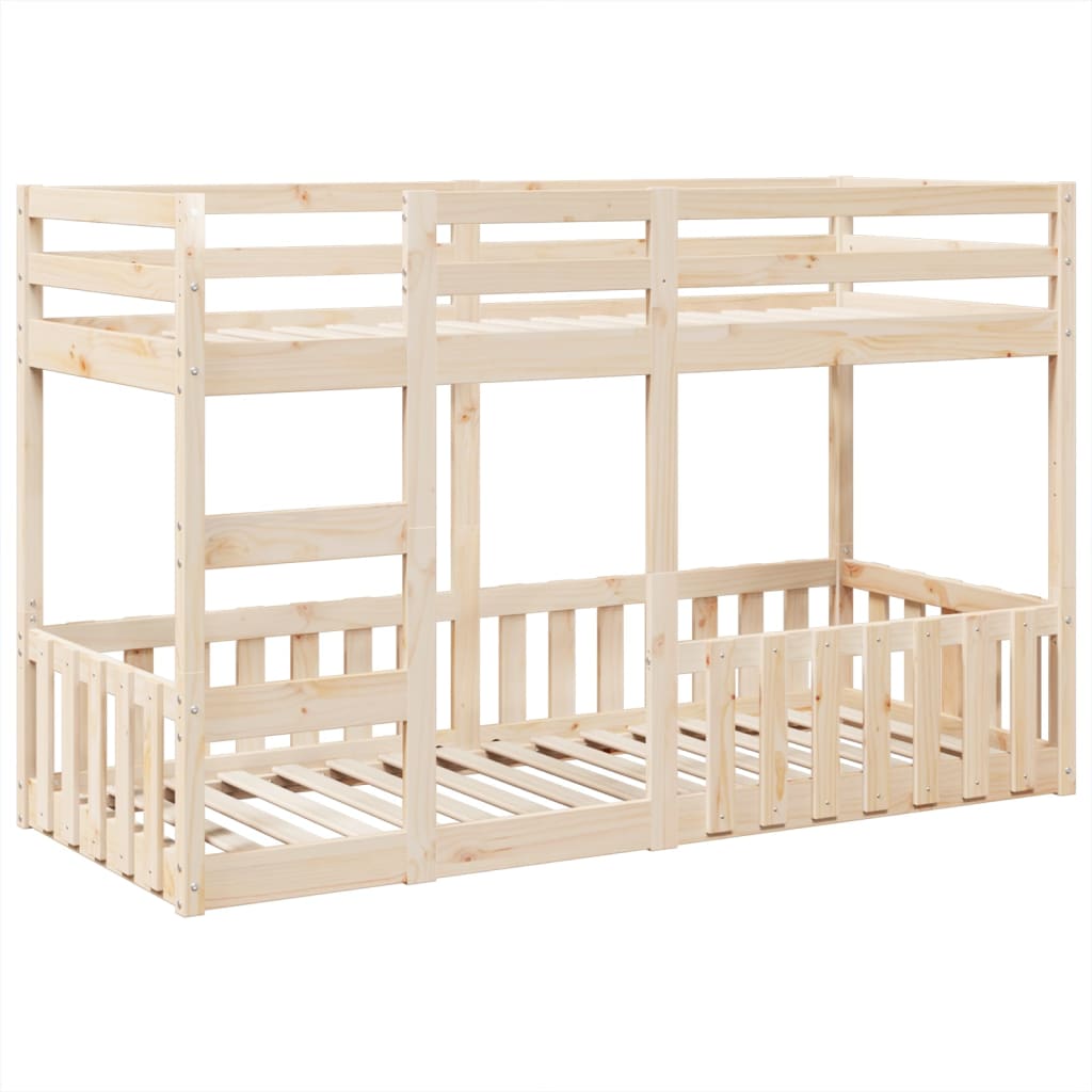 Lit superposé 75x190 cm Bois de pin massif - XIOS