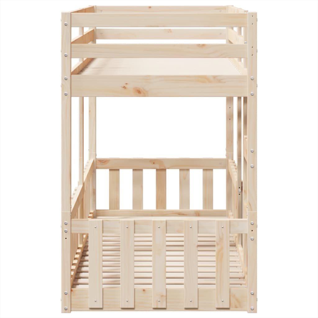 Lit superposé 75x190 cm Bois de pin massif - XIOS